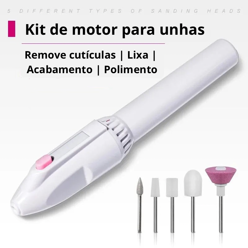 Kit elétrico para manicure 5 em 1 - profissional